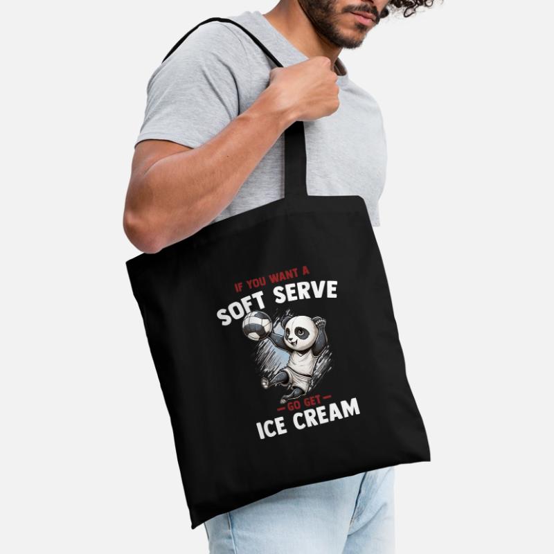 Wenn du ein Softeis willst, hol dir Eiscreme - Stoffbeutel