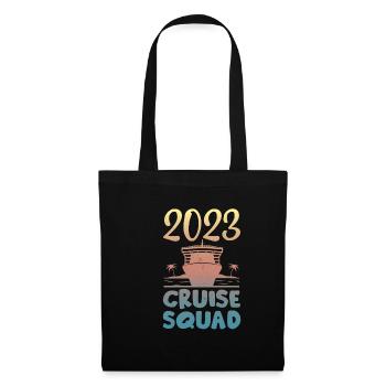 Croisières en famille - Sac en tissu - noir - Devant
