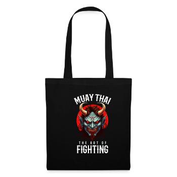 Muay Thai Oni Warrior Kampfteam - Stoffbeutel - Schwarz - Vorne