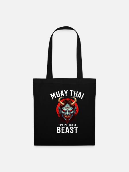Muay Thai Oni Dämon - MMA Combat Sports - Stoffbeutel - Schwarz