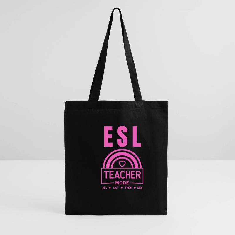 Enseignant d’anglais langue seconde |Langue anglaise |Pour les enseignants d’anglais langue seconde Sac en tissu