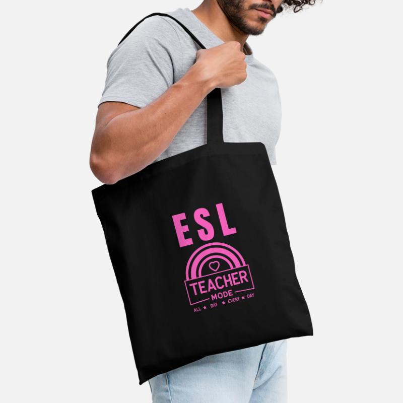 Enseignant d’anglais langue seconde |Langue anglaise |Pour les enseignants d’anglais langue seconde Sac en tissu