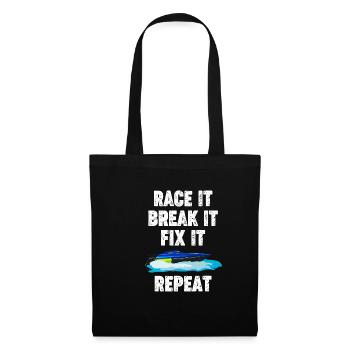 Course Il Casser Il Réparer Il Rc Bateau Amant Capitaine - Sac en tissu - noir - Devant