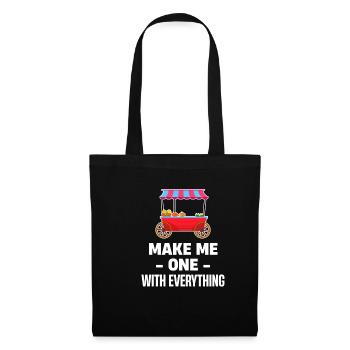 Make me one with everything funny - Tote Bag - black - Front