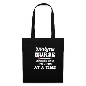 Dialysis Nurse Changes Life 1 ml/min - Tote Bag - black - Front