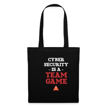 Cyber Security est un programmeur de jeux d’équipe - Sac en tissu - noir - Devant