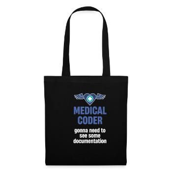 Le programmeur médical a besoin d’obtenir un - Sac en tissu - noir - Devant