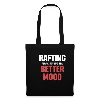Rafting always puts you in a better mood Grandpa Canoeing - Tote Bag - black - Front