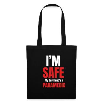Je suis sûr que mon ami l’est - Sac en tissu - noir - Devant