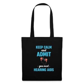 Stay calm and admit that you - Tote Bag - black - Front
