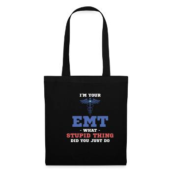 Je suis votre ambulancier paramédical, quel - Sac en tissu - noir - Devant