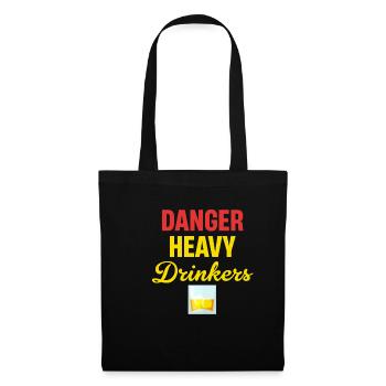 Danger Strong Drinkers Funny Brewery Vodka - Tote Bag - black - Front