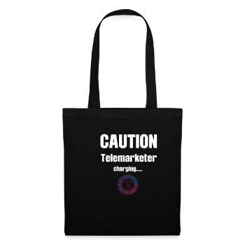 Attention teleseller fees - Tote Bag - black - Front