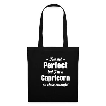 I'm not perfect, but I'm a - Tote Bag - black - Front
