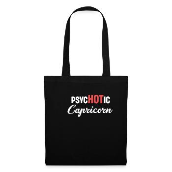 Psychotic Capricorn Funny Horoscopes Astrophysics - Tote Bag - black - Front