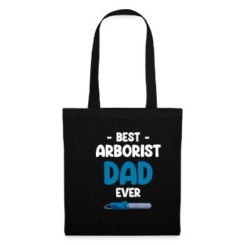 Le meilleur papa arboriste de tous les temps - Sac en tissu - noir - Devant