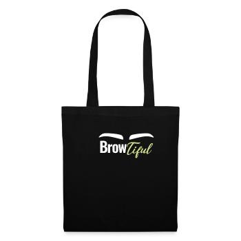 Browtiful Esthéticienne des sourcils Esthéticienne - Sac en tissu - noir - Devant
