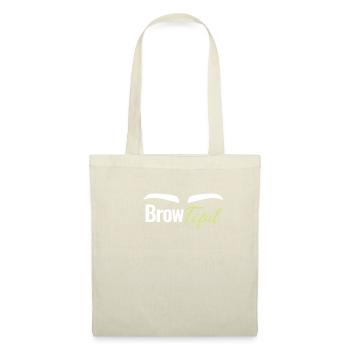 Browtiful Esthéticienne des sourcils Esthéticienne - Sac en tissu - nature - Devant