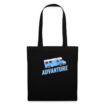 Advanture Van Home Traveler Motorhome Mountaineering - Tote Bag - black - Front
