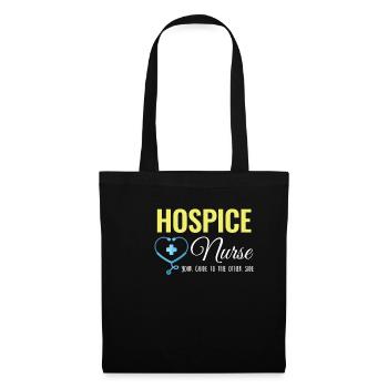 Infirmière en soins palliatifs Votre guide de l’autre - Sac en tissu - noir - Devant