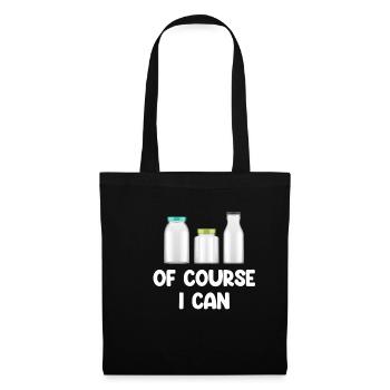 Bien sûr, je peux conserver la saison des conserves - Sac en tissu - noir - Devant