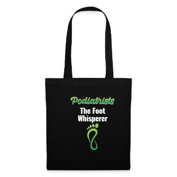 Podiatrist The Foot Whisperer Pedicure - Tote Bag - black - Front