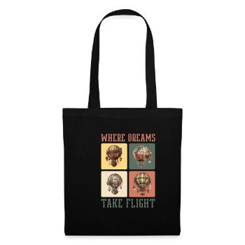 Balloon - Tote Bag - black - Front