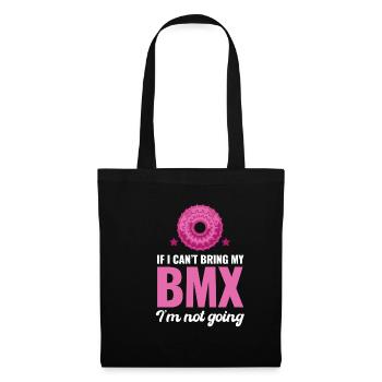 Si je ne peux pas apporter mon bmx, j’irai - Sac en tissu - noir - Devant