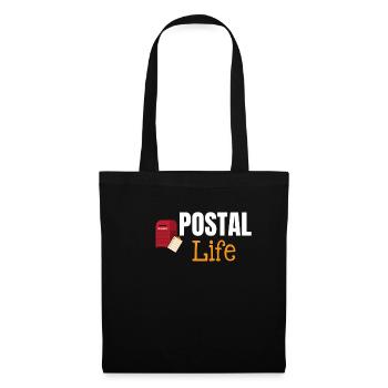 Postal Life Funny Worker Postman Postman - Tote Bag - black - Front