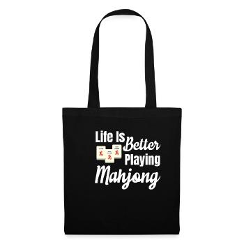 Life Is Better When Playing - Tote Bag - black - Front