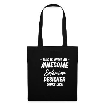 Voici à quoi ressemble un grand designer extérieur - Sac en tissu - noir - Devant