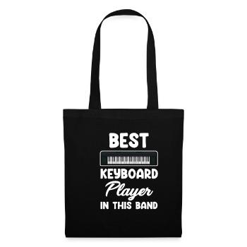 Best Keyboard Player In This Band - Tote Bag - black - Front