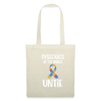 Dyslexic of the world untie spelling adhd - Tote Bag - nature - Front