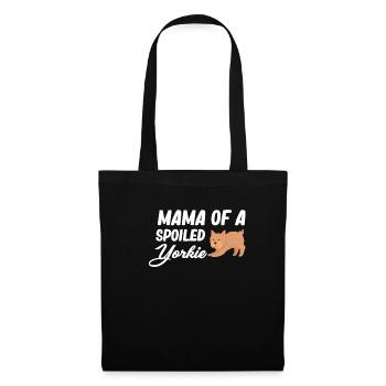 Mom of a spoiled Yorkie Weimaraner - Tote Bag - black - Front