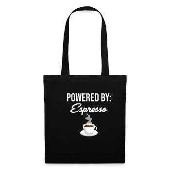 Powered By Espresso Lovers Barista - Tote Bag - black - Front
