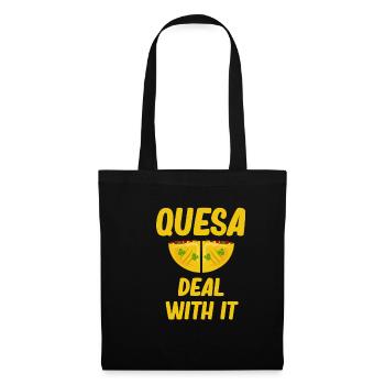 Quesa Deal With It Quesadilla Lover Burritos - Tote Bag - black - Front
