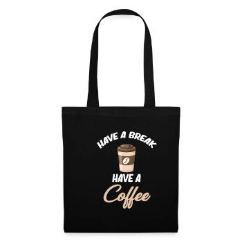 Faites une pause Café Cafecito Espresso - Sac en tissu - noir - Devant