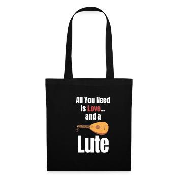 All you need is love and a - Tote Bag - black - Front