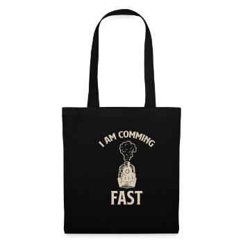 I'm Coming Quickly Funny Train Driver Machinist - Tote Bag - black - Front