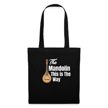 Die Mandoline This Is The Way Mandola Gitarre - Stoffbeutel - Schwarz - Vorne