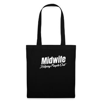 Midwife helps people obstetricians - Tote Bag - black - Front