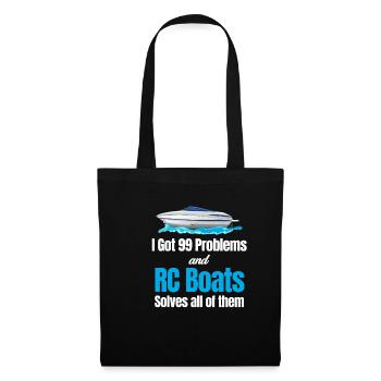 J’ai 99 problèmes et rc boot les résout tous - Sac en tissu - noir - Devant