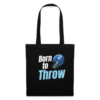Born To Quarterback Soccer Kickoff Goalie - Tote Bag - black - Front