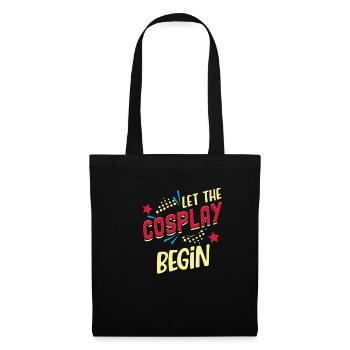 Laissez le Cosplay Commencer Costume Drôle - Sac en tissu - noir - Devant
