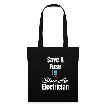 Enregistrez une violation de sauvegarde. Un - Sac en tissu - noir - Devant