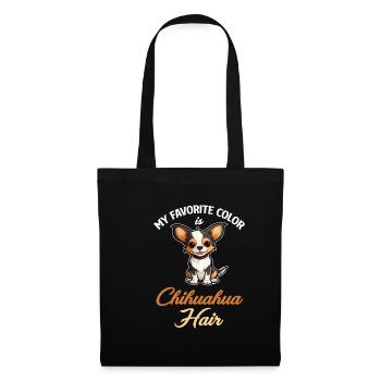 Ma couleur préférée est le chuahua. Khivawa - Sac en tissu - noir - Devant