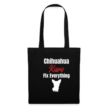 Chihuahua Kisses Fix Everything Paw Chihuahua - Tote Bag - black - Front