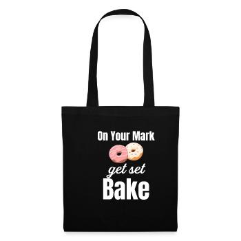 Ready, bake! Culinary bread - Tote Bag - black - Front