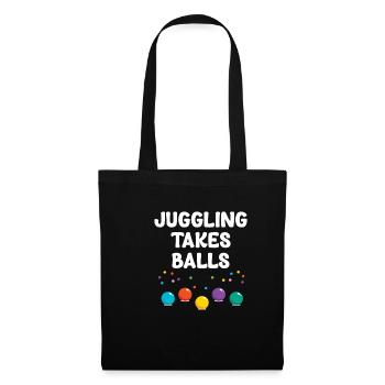 Juggling Needs Balls Funny Jugglers - Tote Bag - black - Front