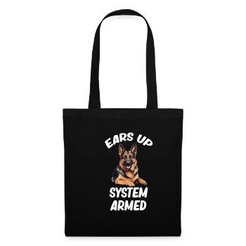 Ears Up Armed Police System - Tote Bag - black - Front